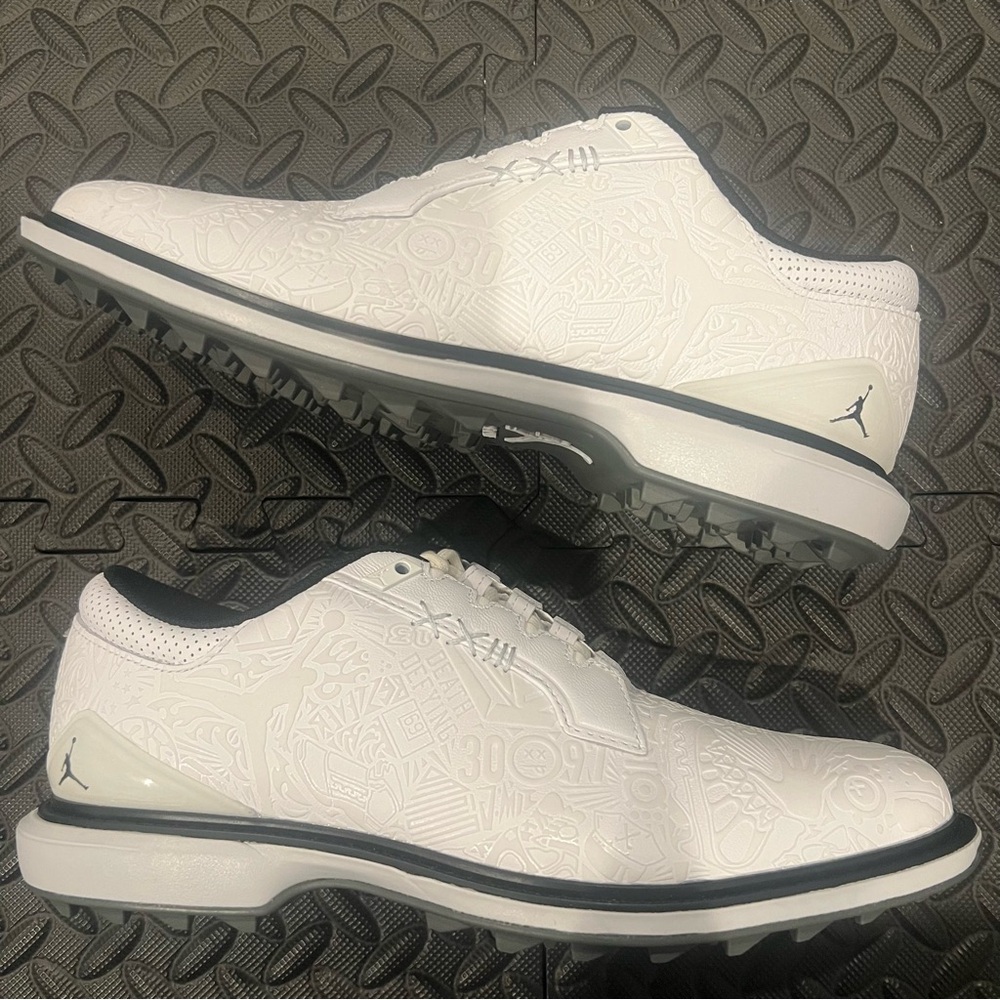 Nike Air Jordan ADG 5 Wide ‘White Black Pure Platinum’ FQ7874-102 Size 9.5